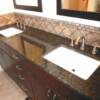 This was part of a Centennial bathroom remodel that added a sink, upgraded cabinets, fixtures and countertop.